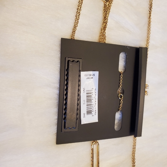 NWT COACH PAVE SIGNATURE LONG NECKLACE - Picture 7 of 12